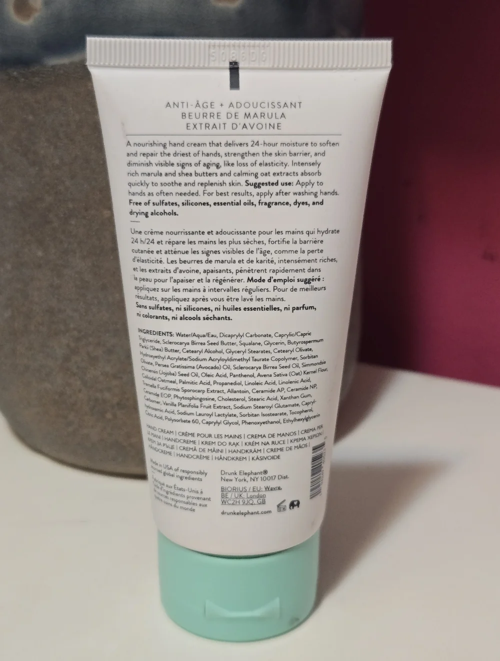 Drunk Elephant Therabu Buttered Reparative Anti Age Hand Cream 75 ml 2.5 oz